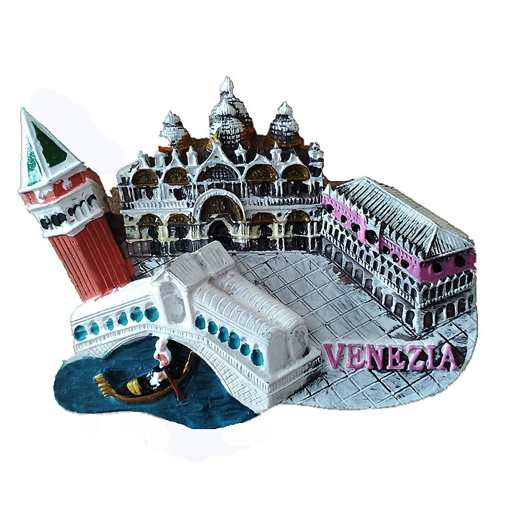 Muyu Magnet 14 3D Venezia Italy Souvenir Fridge Magnet,Home & Kitchen Magnetic Sticker Decoration Venice Italy Refrigerator Magnet