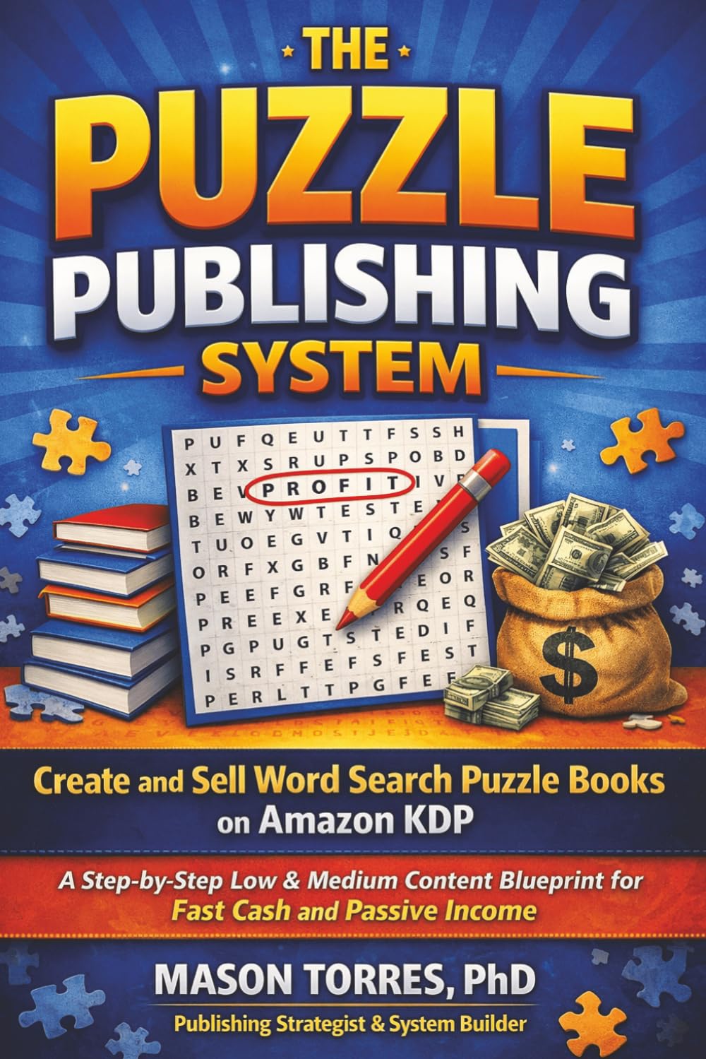 The Puzzle Publishing System: Create and Sell Word Search Puzzle Books on Amazon KDP — A Step-by-Step Low & Medium Content Blueprint for Fast Cash and Passive Income (The Simple & Easy Guide To)