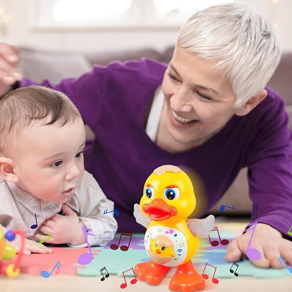 Walking Dancing Duck, Cartoon Singing Musical Light Up Duck