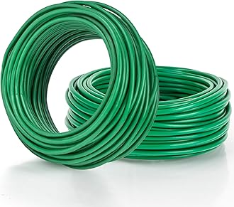 65.6 Feet Soft Plant Ties for Climbing Plants Garden Wire Twist Ties for Tomatoes, Vegetables & Home Organization (2 Rolls, 32.8ft Each, 2.5mm Diameter)