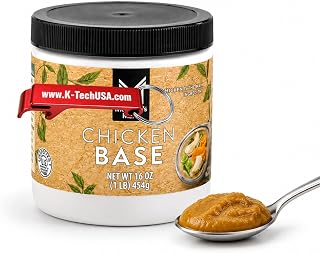 Chicken Base, Chicken Bouillon Base for Soups, Broths and Cooking, 16 oz (Pack of 1) K-Tech USA Bottle Opener Keychain