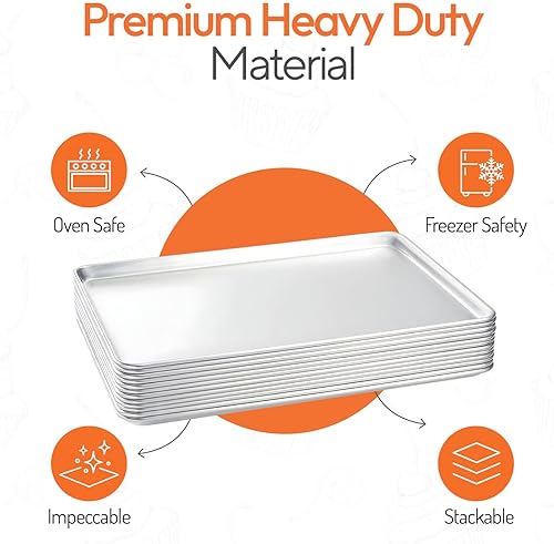 Miniatura 4 de Tiger Chef 19 Gauge sartén de un cuarto, Plateado