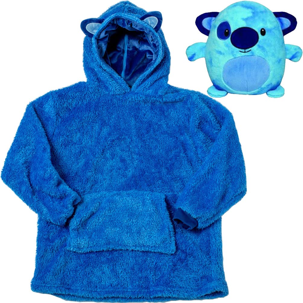 YOULIKE Oversized Blanket Sweatshirt - 2-in-1 Animal Snuggle Blanket Hoodies - Blanket Hoodie Sweatshirt Pullover Jumper Pajama with Giant Pocket