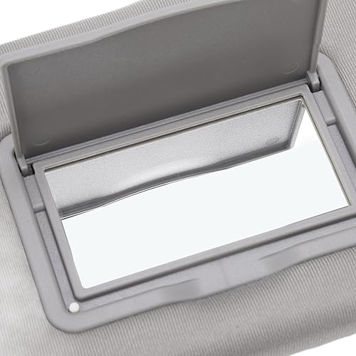 Miniatura 7 de Conjunto de visera solar gris del lado izquierdo del conductor y del lado derecho del pasajero Conjunto de visera solar 852013K010QD Reemplazo para