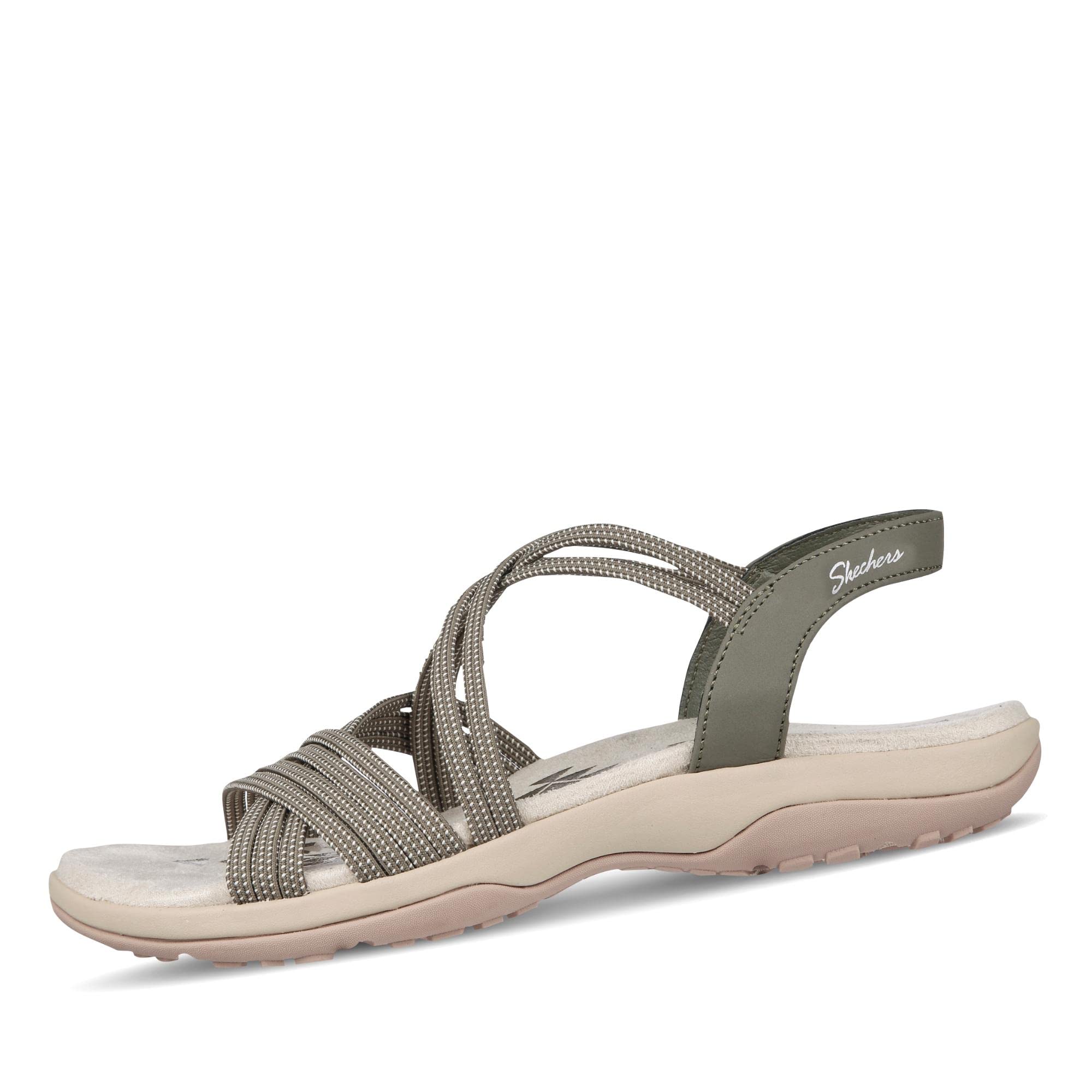Skechers Reggae Slim - Slip Spliced Sandali con Cinturino alla CavigliaDonna