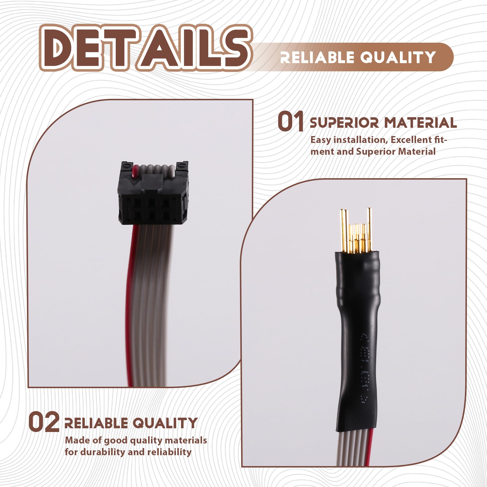 1 pieza/lote TC2030-IDC-NL-10 TC2030 IDC NL 10 6 pines para cable de resorte Plug-Of-Nails™