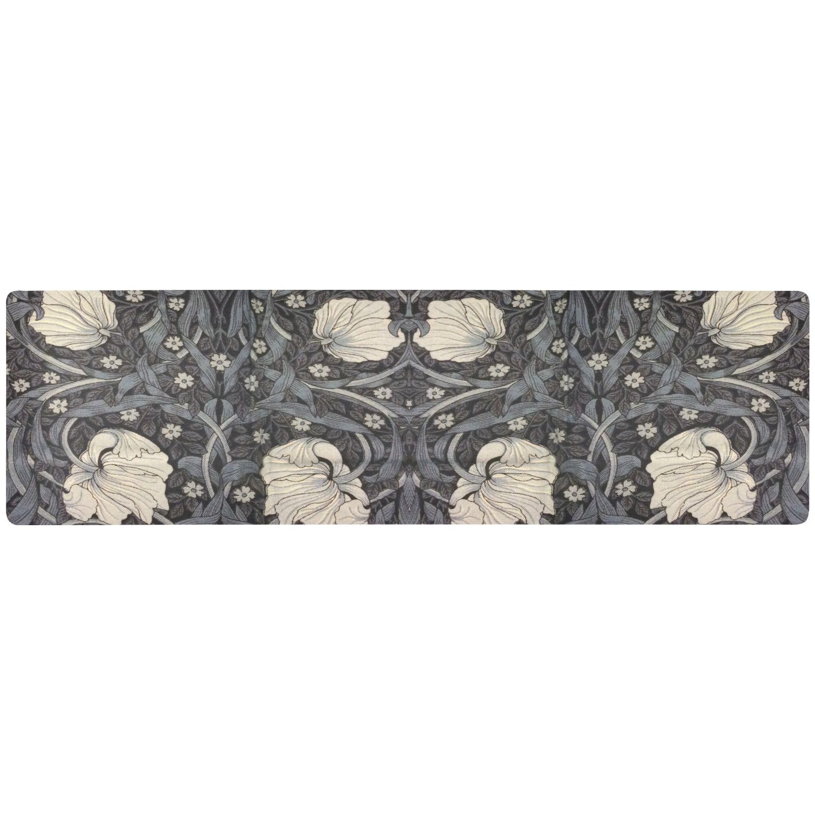 ALAZA William Morris Trivet Table Runner 40 Inches Long Trivet for Hot Pots and Pans/Hot Dishes,Table Protector Heat Up to 230F, Decorative Hot Plates Mat for Kitchen Countertop