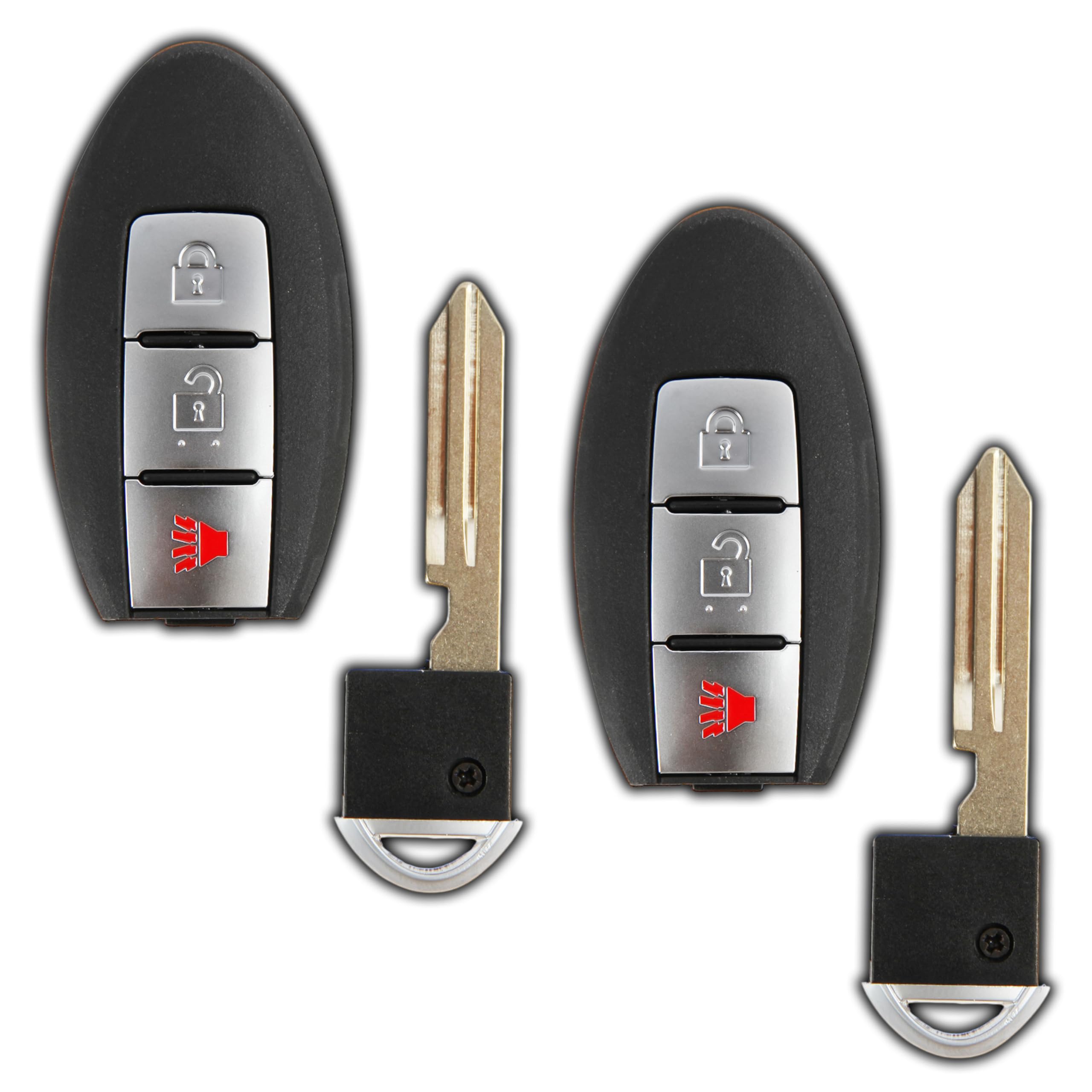 2 x chiave chiave intelligente 3btn telecomando per Nissan (KR55WK49622)