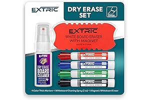 Professional Quality Whiteboard Markers and Eraser Set: The Perfect Tool for Teachers,...