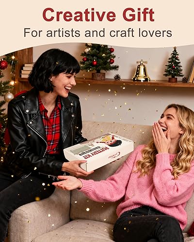 Miniatura 6 de cycletour Kit de cerámica, 2.2 lbs de arcilla seca al aire para adultos, incluye esmalte de 0.7 fl oz, 5 herramientas de arcilla y guía de