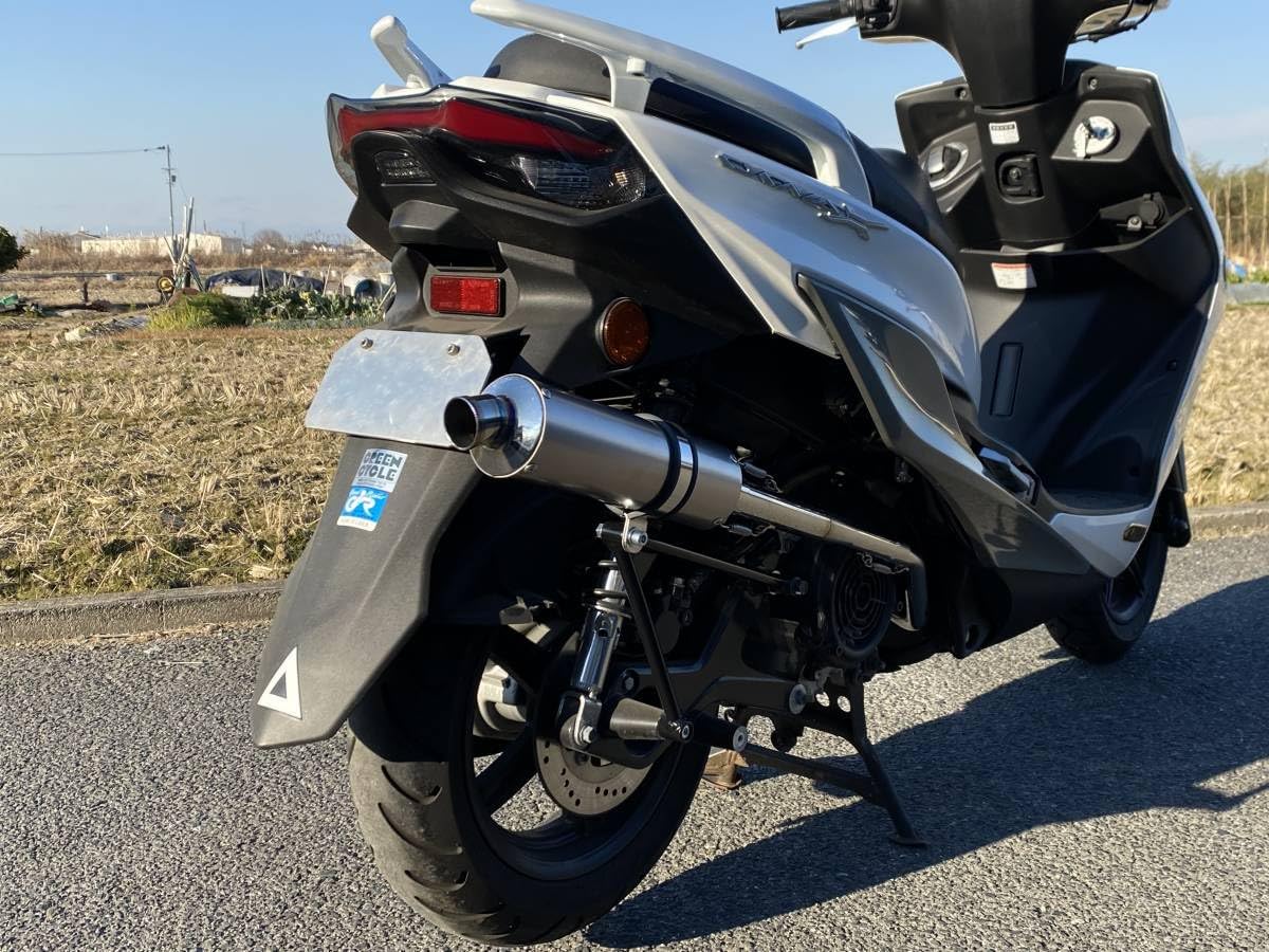 ガレージ バル製 1.2.3型シグナスX レース用マフラー タイプ3