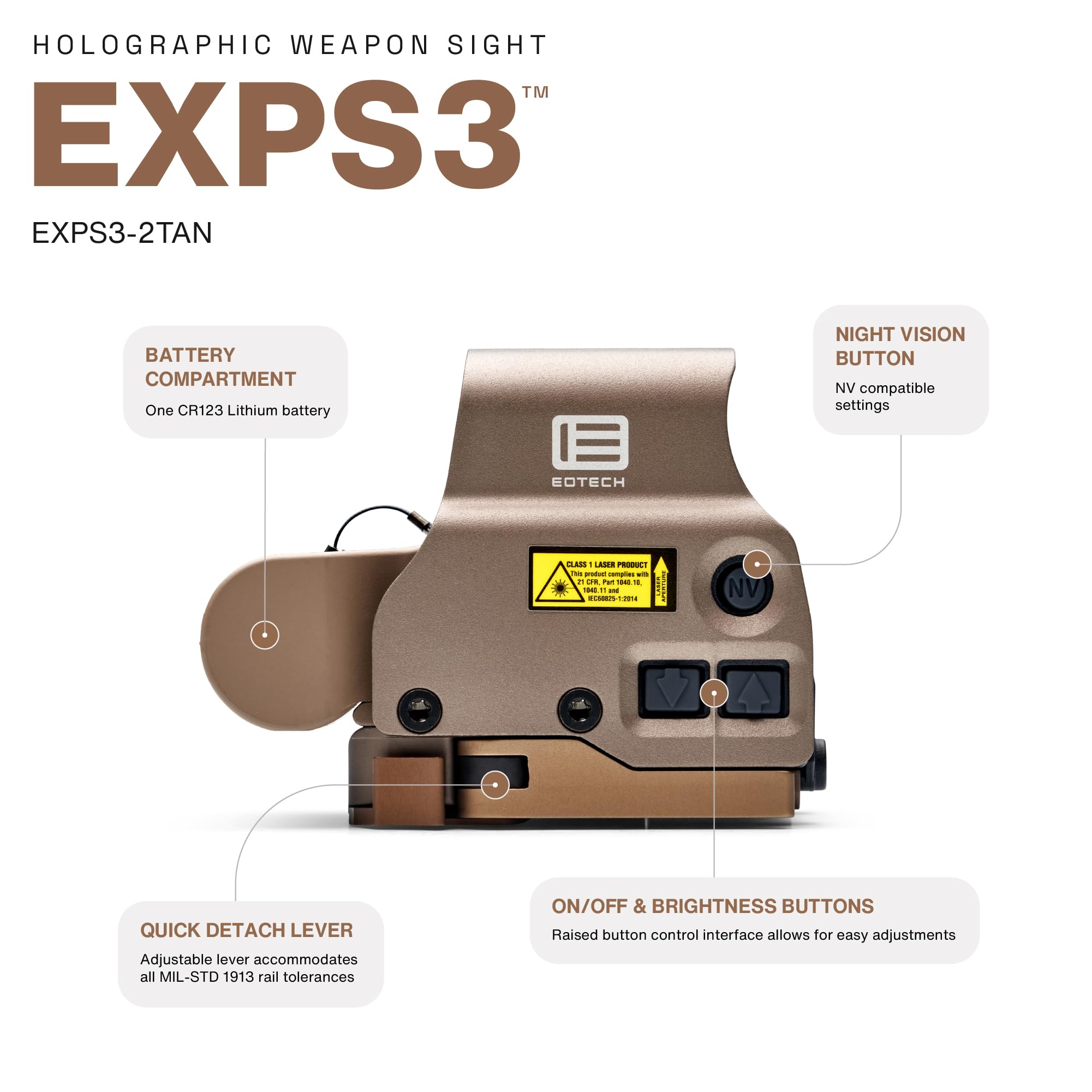Amazon.com : EOTECH EXPS3 Holographic Weapon Sight : Laser Sights