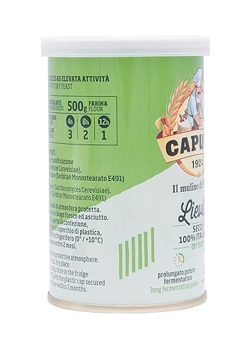 Miniatura 7 de Antimo Caputo Lievito Active Dry Yeast 3.5 Ounce Can - Made in Italy - Perfect with 00 Flour