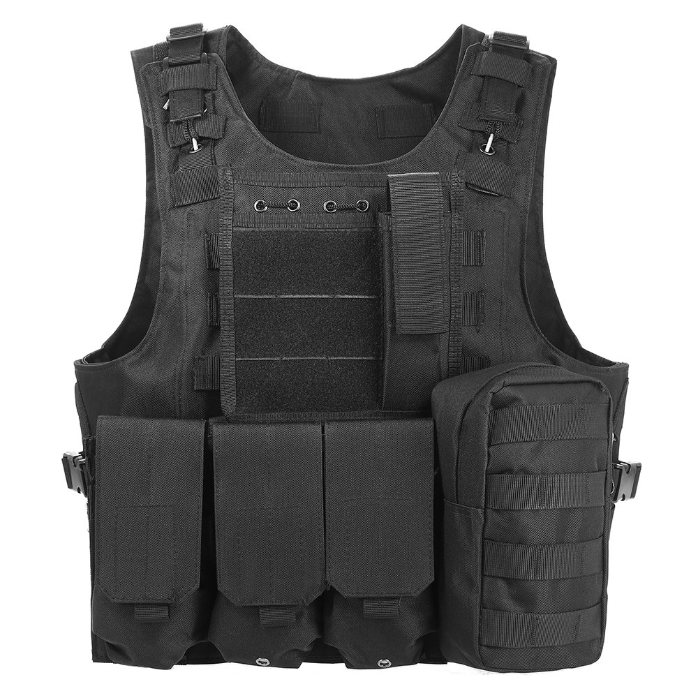 Eryue Outdoor Molle Vest Modular Gear Carrier Adjustable Training Gaming Paintball Assault Vest