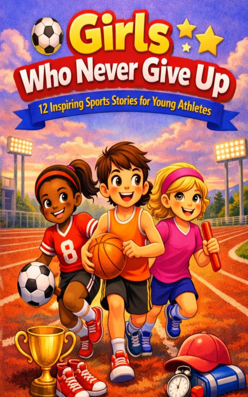 Girls Who Never Give Up: 12 Inspiring Sports Stories for Young Athletes
