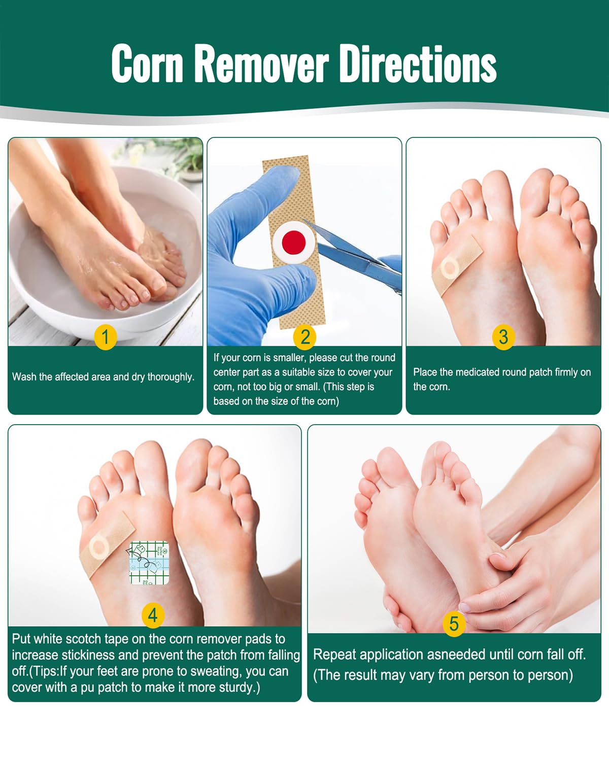 Corn Remover Pads for Feet and Toes, Maximum Zambia Ubuy