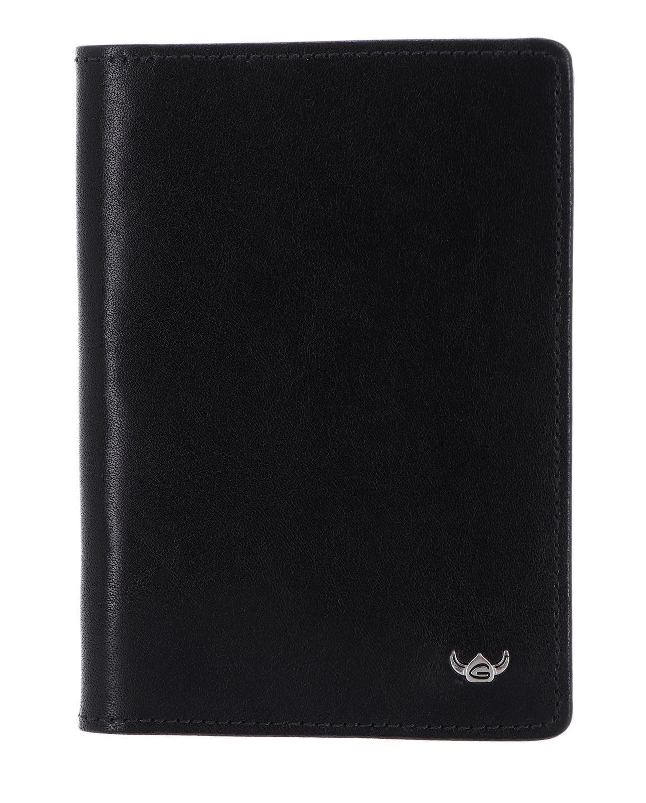 Golden Head Cuero Estuche de identificación Colorado RFID Protect Ausweishülle 4408 Schwarz Negro