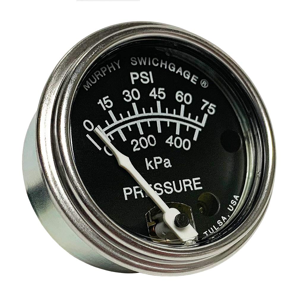 Murphy by Enovation Controls20BPG-75 B-Series Pressure Murphygage (05703160)