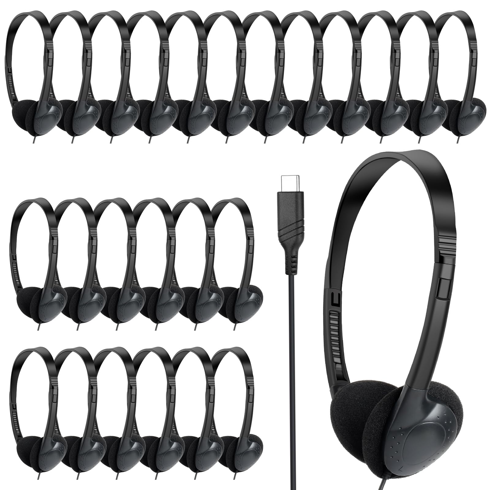 USB C Headphones For IPhone 15, 2-Pack Type C USB C Earbuds - View #7