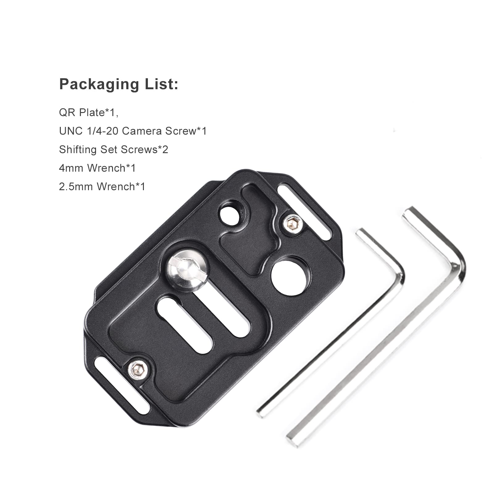 SUNWAYFOTO Piastra QR per fotocamera a sgancio rapido Arca Swiss con attacco QD SP-70QB