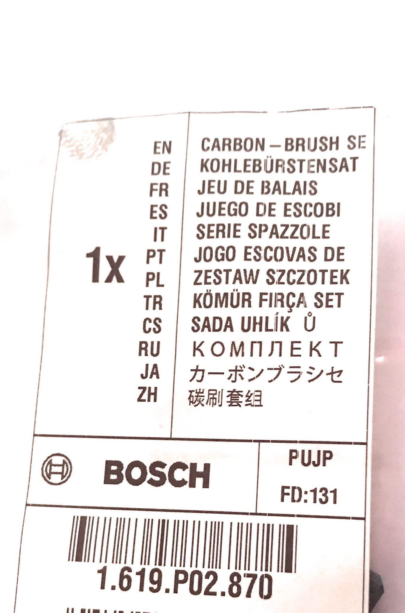 Spazzole Carbone BOSCH Per Smerigliatrice - 5x8x17.5 Mm - Kit 2 Pezzi - GWS7 GWS9 PWS5 PWS6 - Made In Italy