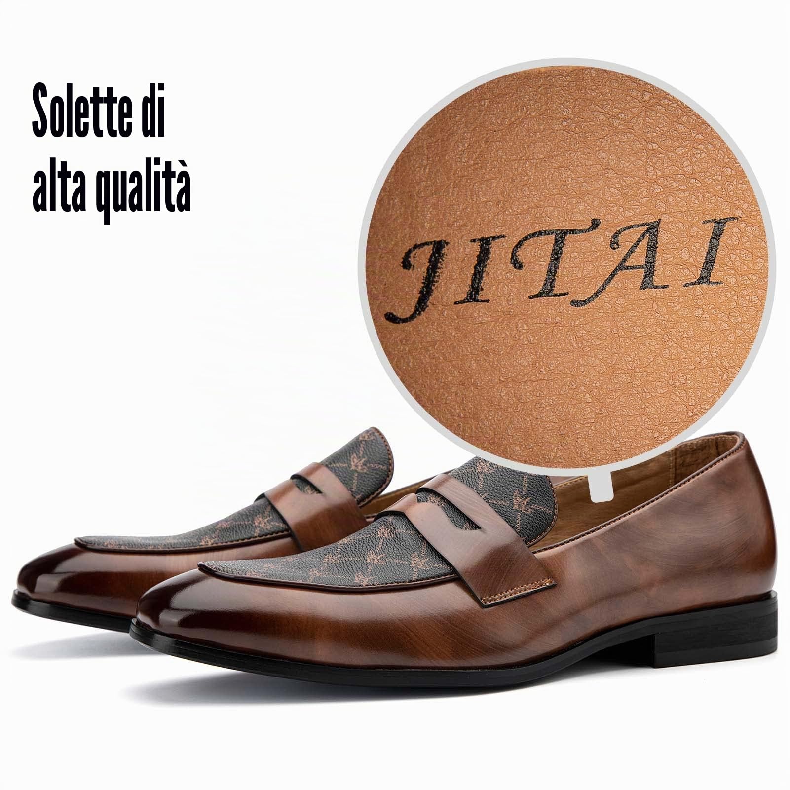 JITAI Mocassini Uomo Comfort Leggero Scarpe Eleganti Estive Loafers EU UK
