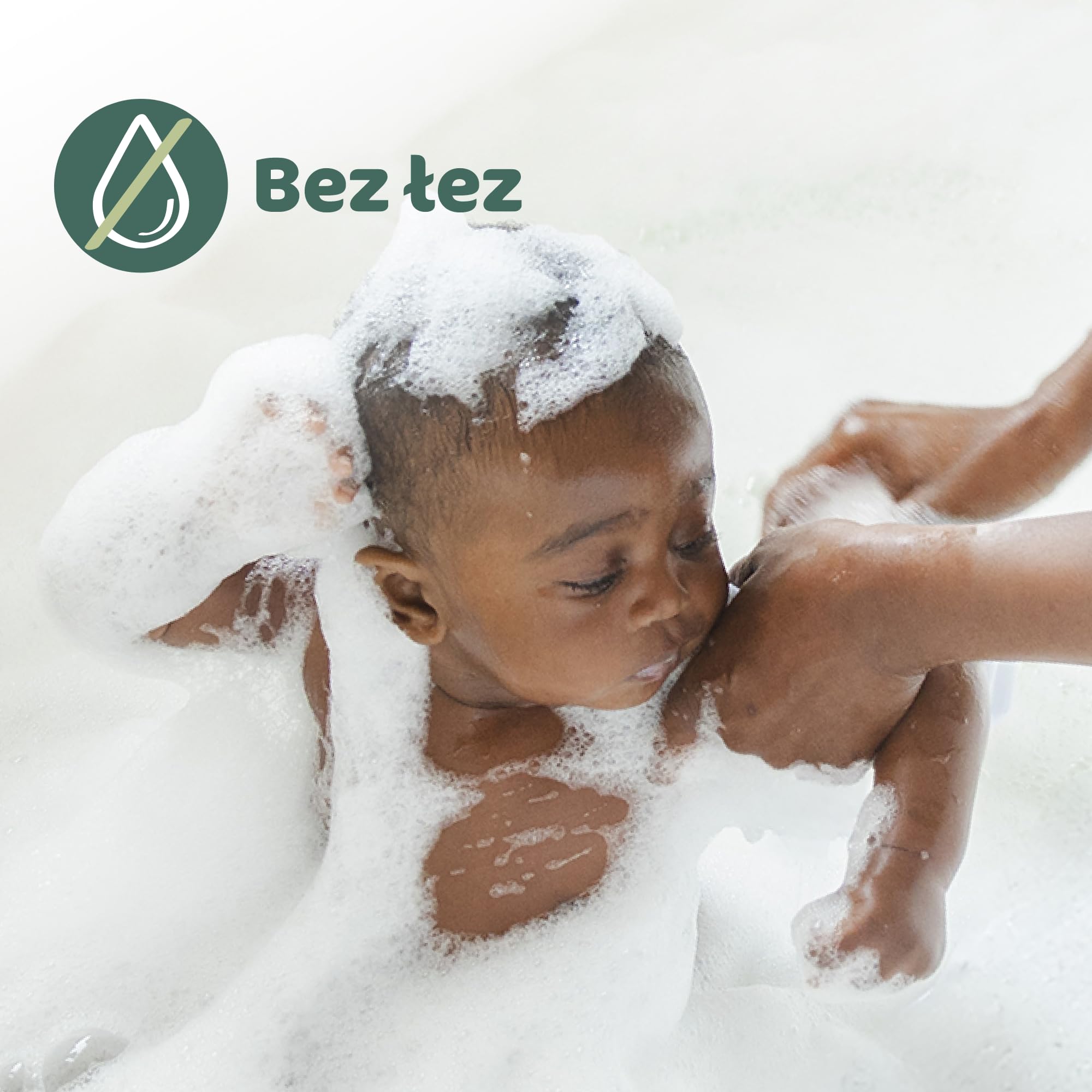 Naty Baby Foam Wash 240ml – Bez Łez, Bezzapachowy, 98% Pochodzenia Naturalnego, Wegański, Certyfikowany COSMOS Natural, Przetestowany dla Skóry Wrażliwej, Bez SLS, Pieniący się Środek Myjący