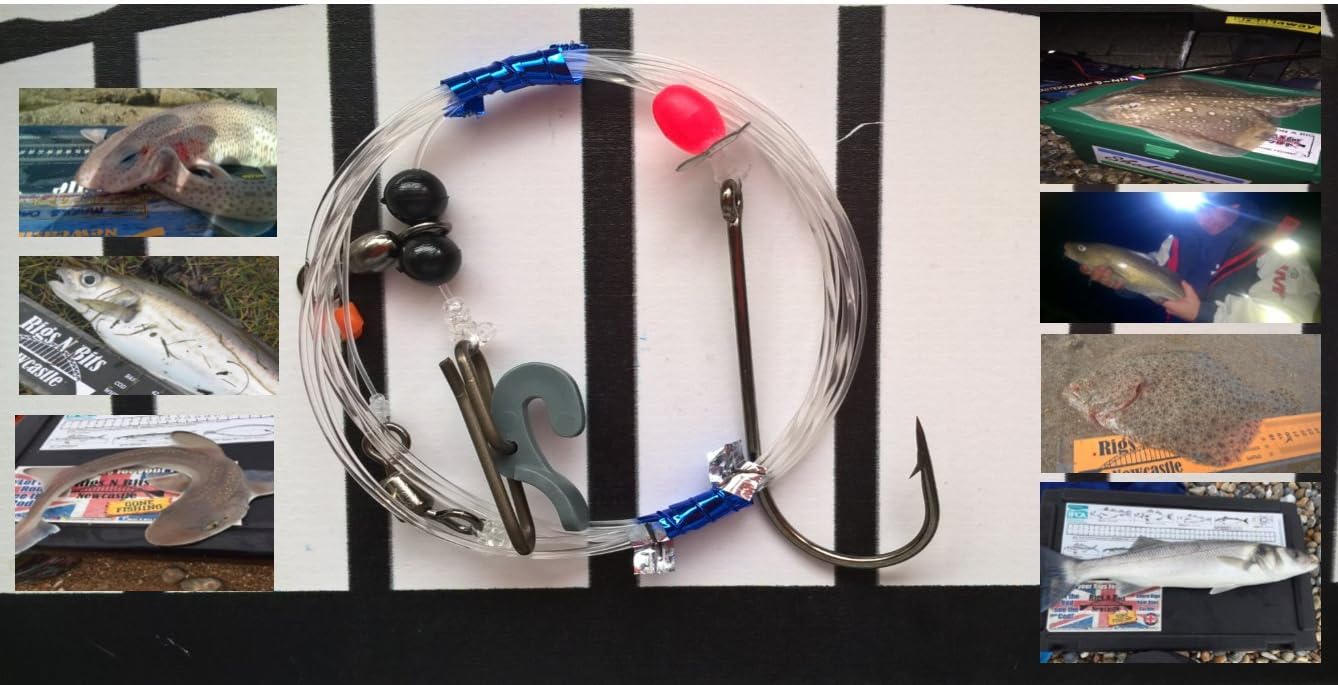 10 x professional Pulley rigs Clipped shore fishing sea rigs Amazon