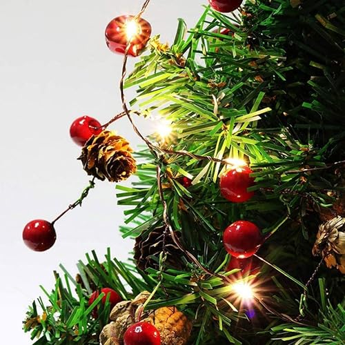 Miniatura 9 de Christmas Garland Battery Operated LED Lighted Mini Pine Cone Garland for Christmas (No Battery) for