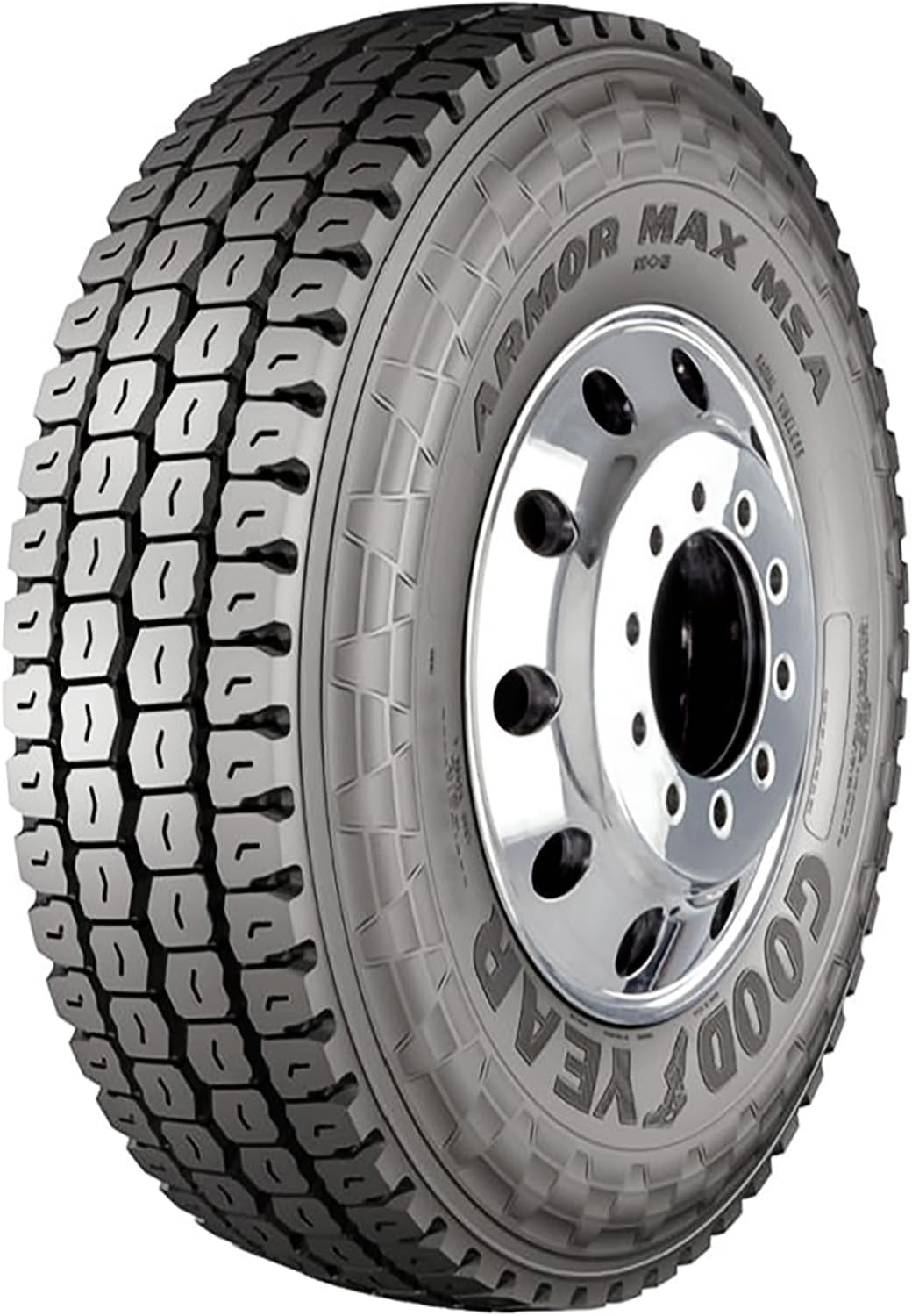 Goodyear Armor Max MSA Steel Belted All-Weather Commercial All Position Radial Tire-275/70R22.5 275/70/22.5 275/70-22.5 148/145K Load Range J LRJ 18-Ply BSW Black Side Wall