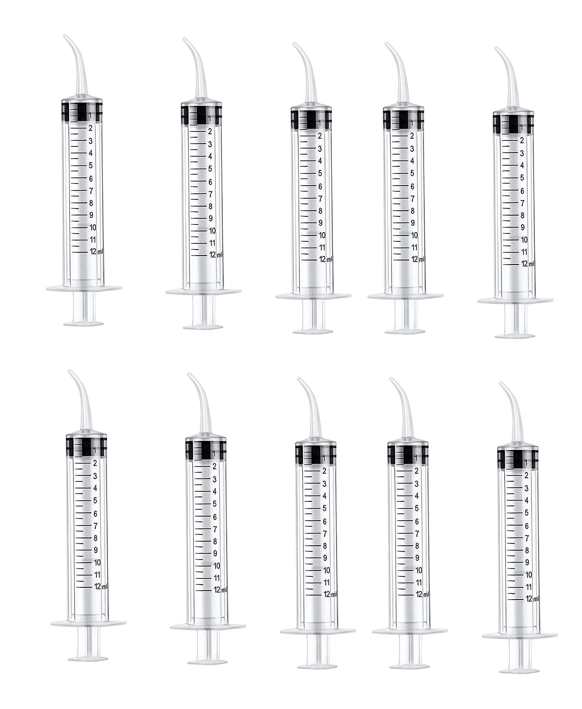 Agarwals Hand Feeding Syringe - Ideal for Feeding Baby Pets | Tranpsarent | Curve Tip 12 ml | for Birds | Hamsters | Puppys | Kittens | Rabbits(10 PCS) (B0BZSNJBQQ) Amazon Price History, Amazon Price Tracker