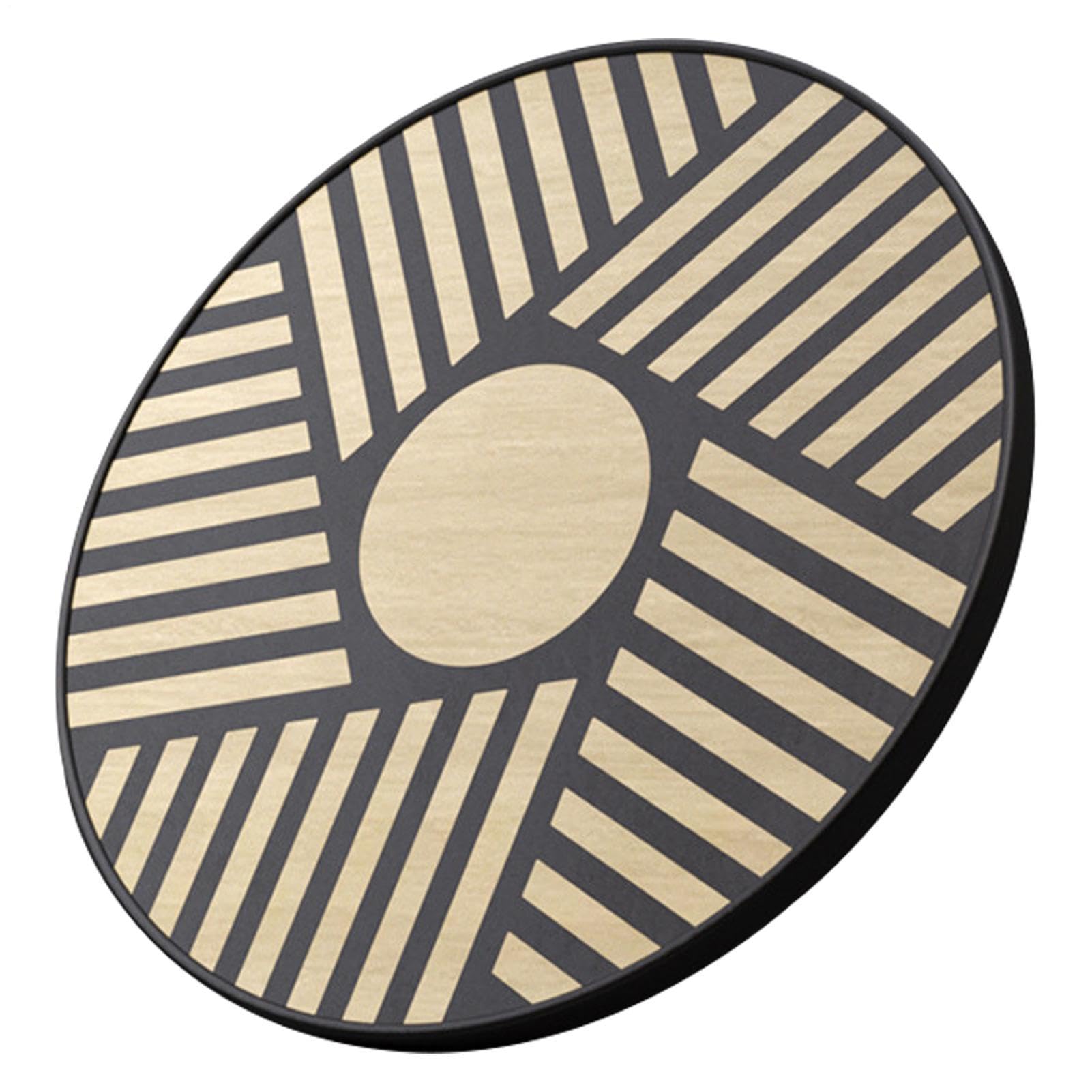 Wobble Balance Board, Wooden Core Stability Trainer, Anti Slip Balance Deck Equipment, Strength Training Ejercise Board, Fitness Tool, for Athletes Men Adults Seniors Gym Workout Use