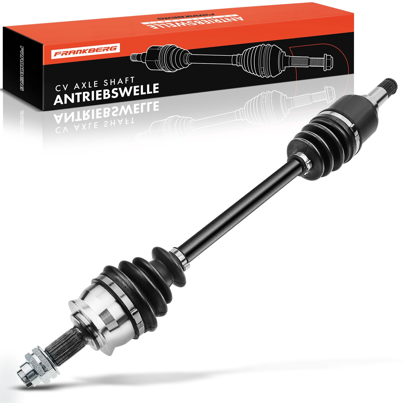 Frankberg Albero di trasmissione semiasse cambio manuale assale | Compatibile con: 500 312, Ypsilon 312, 312 319, Van 312 519, KA RU8, 500 C 312