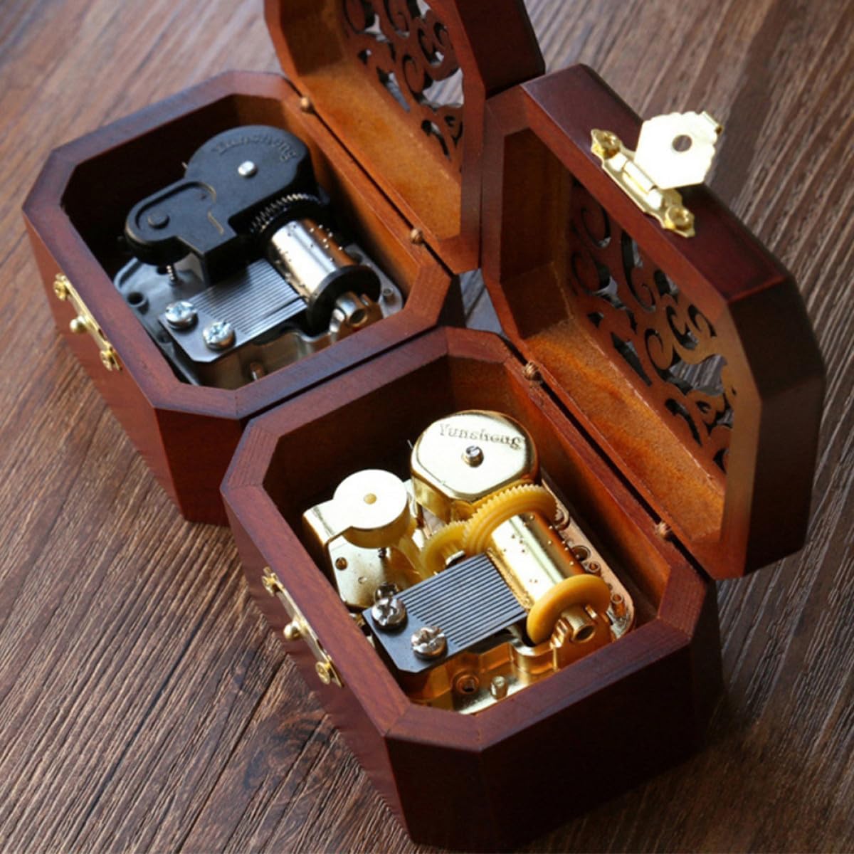 PRETYZOOM Box Music Box Movement Sports Accessories Clockwork Music Castle in The Sky Clockwork Movement Clockwork Mechanism Replacement image 4