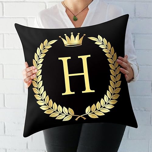 Miniatura 2 de Autumn Pumpkin Throw Pillow Cover Border Linen Print Cushion Cover Living Room Bedroom Pillow Cover Home Decor I (B, One Size)