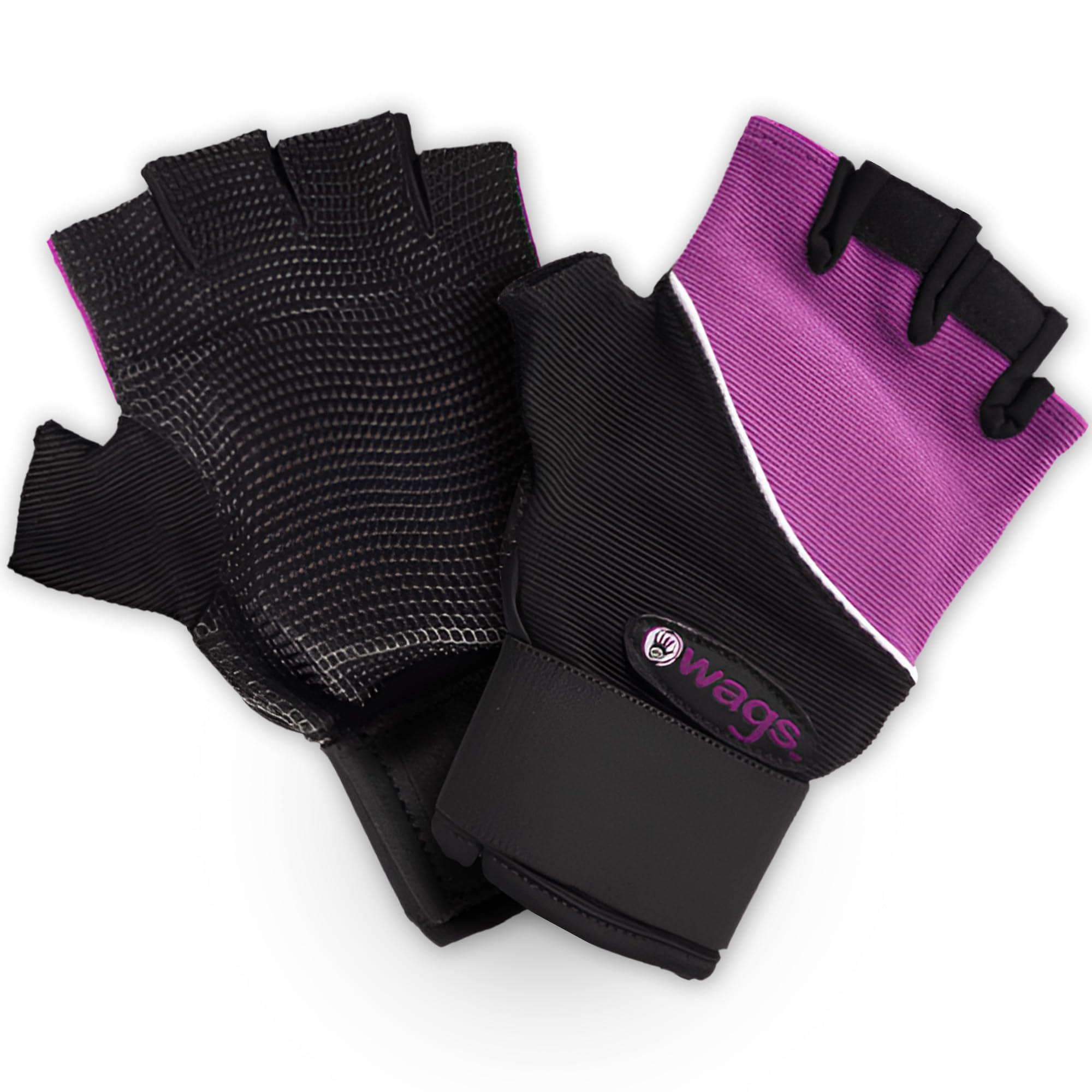 WAGs Ultra Wrist Assured Gloves - Workout Support for Women and Men With Patented Ergonomic Gel Pad and Wrap, Extra Small