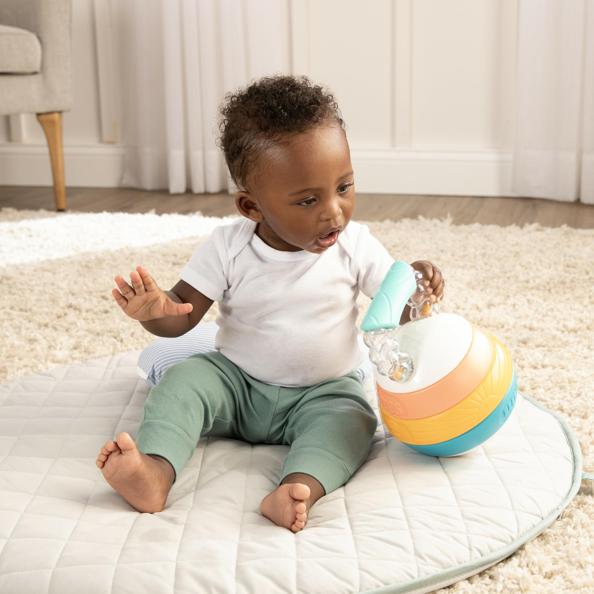 Amazon.com: BEBE FUERTE Stack and Count Kettlebell Activity Toy by