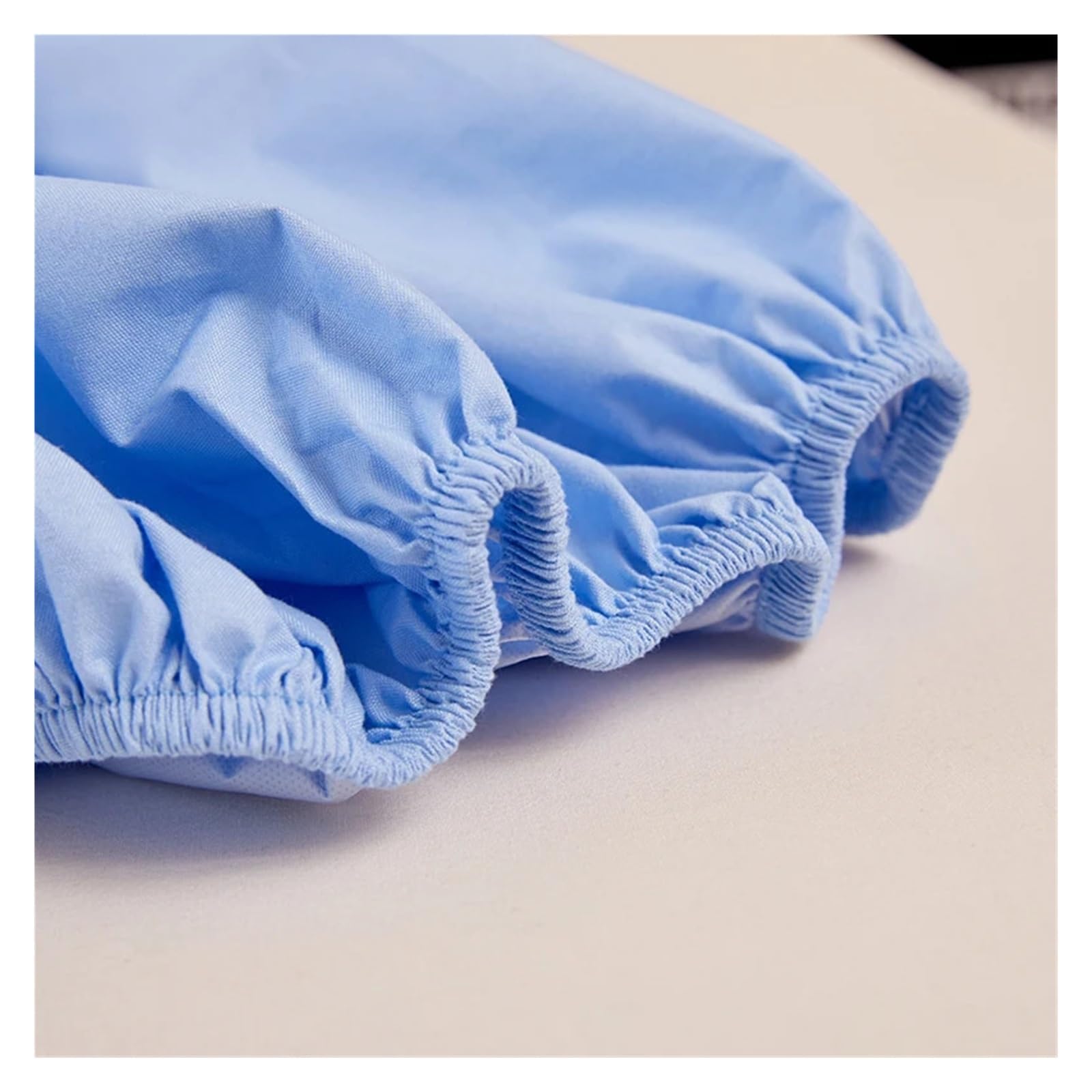 Sobrecolchón Acolchado de Microfibra Sábana Ajustable Impermeable for Cama sólida, cubrecolchones Ajustables, 4 Esquinas con Banda elástica(1,53x203cm)