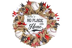 Baseball Wreath Fourth of July Wreath,Patriotic Wreath