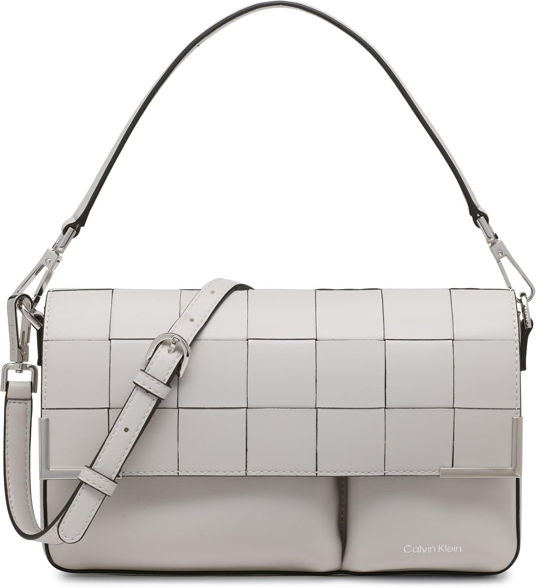 Calvin Klein Women's Mica Organizational Flap Demi Shoulder Bag & Crossbody