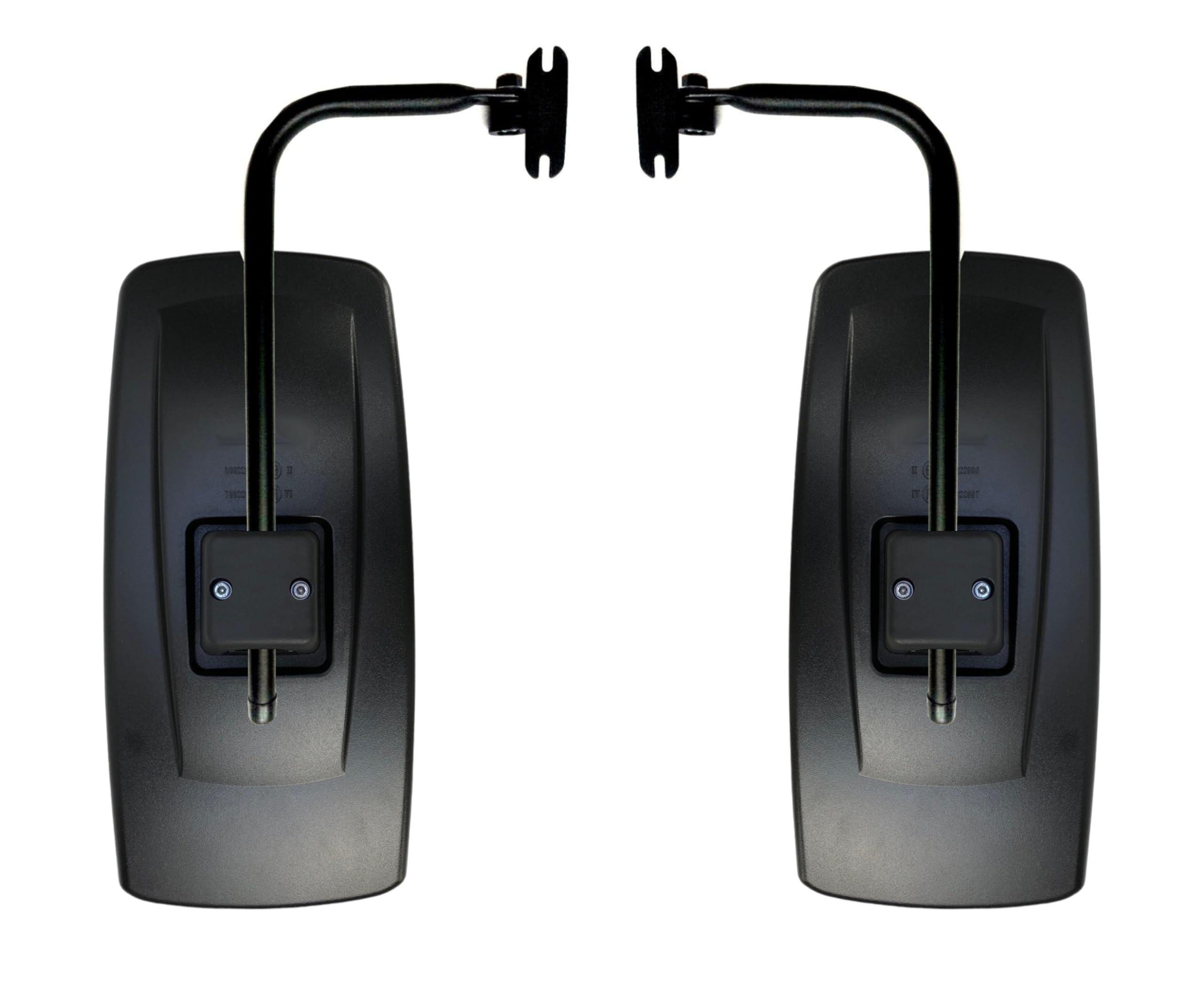 2 specchietti retrovisori esterni a 2 segmenti, 420 x 200 mm, Ø 15 – 26 mm, R1200 E20 e supporto per specchio per camion trattore escavatore