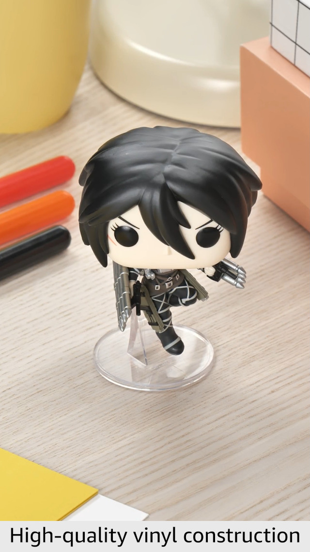 Figurine Pop! Mikasa Ackermann - L'Attaque Des Titans N°1446 - Neuf Sous Blister