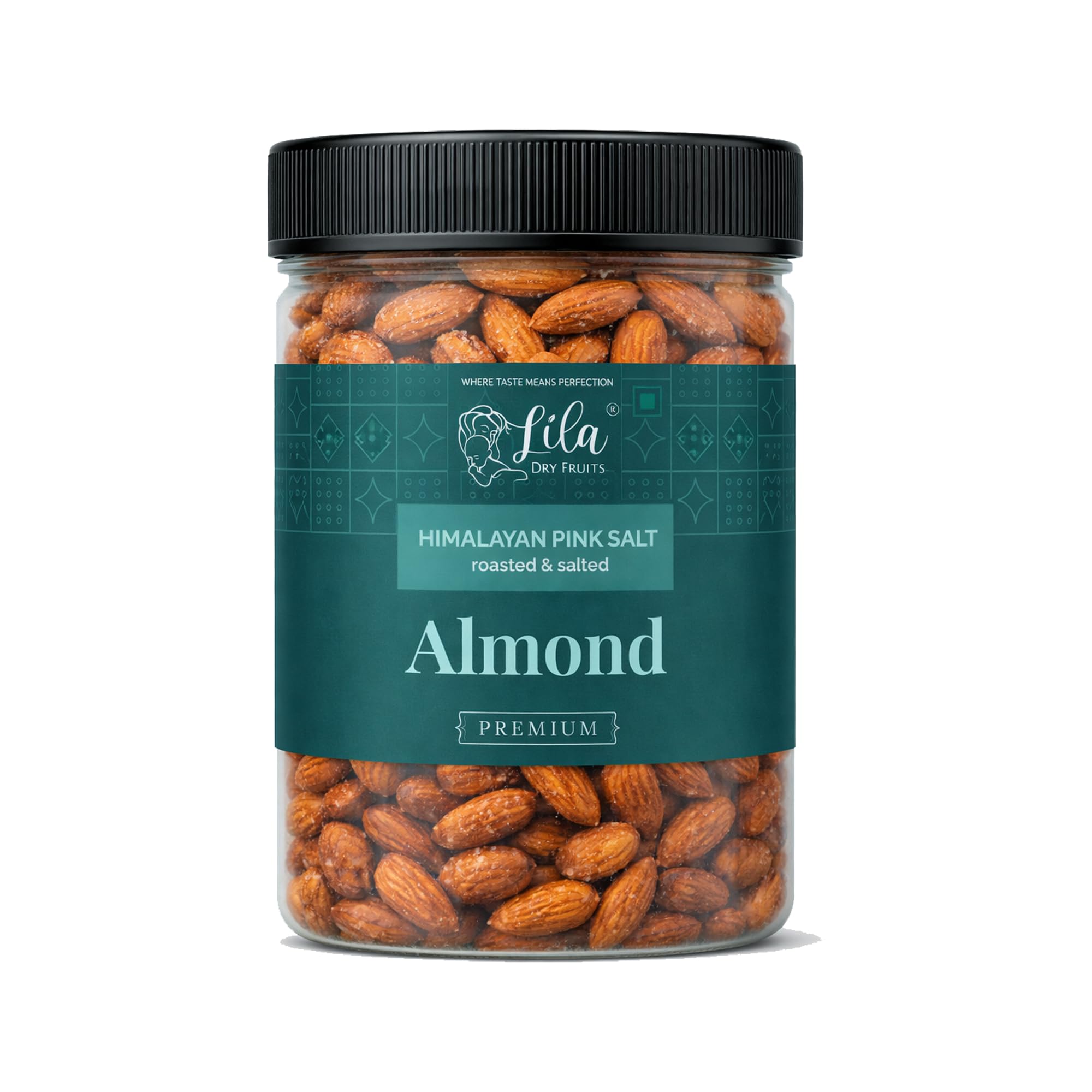 LILA DRY FRUITS Roasted Almonds 1 kg (500g x 2) Himalayan Pink Salt Flavour | Crunchy Salted Badam Snack Protein Rich Roasted Nuts | Badaam Healthy Evening Snack for Daily Snacking Perfect for Gifting-image-20