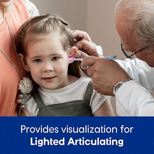 Miniatura 4 de Bionix - Fuente de luz 2200 para el sistema de cureta de oído iluminado, accesorio del kit de eliminación de cera para oídos, aumenta la