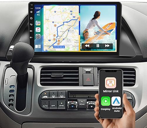 Miniatura 1 de Para Honda Odyssey Radio 2005-2010 Android Car Stereo Wireless Carplay y Android Auto, pantalla táctil de 10.1 pulgadas Radio de coche con GPS FM