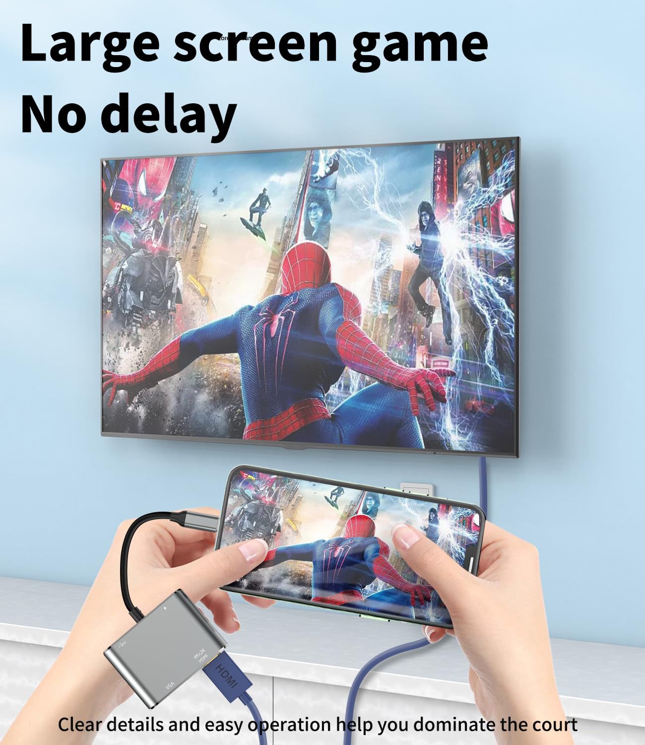 BENFEI 4-in-1 USB-C Hub - HDMI, VGA, USB Adapters & Power