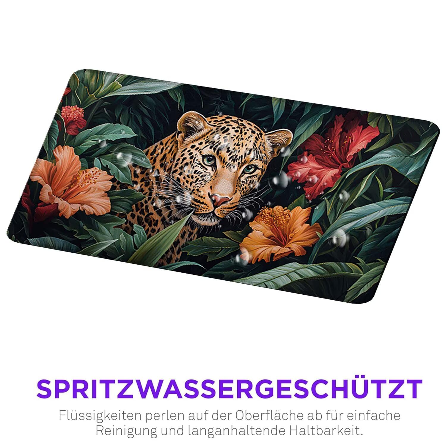 Podkładka pod mysz do gier, 1600 x 800 mm, XXL, duża gamingowa podkładka pod mysz, wodoodporna podkładka pod mysz, długa podkładka na biurko z przeszytymi krawędziami, mata na biurko z gumową