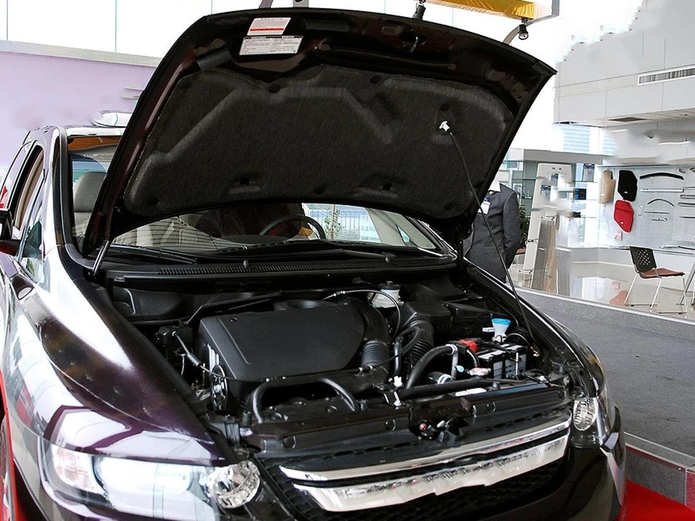 Automobile Insulation Car Engine Hood Sound Mat for BMW X1 E84 2010-2015 Insulation Cotton Covers Accessories Front Engine Hood Insulation Pad(Style B)