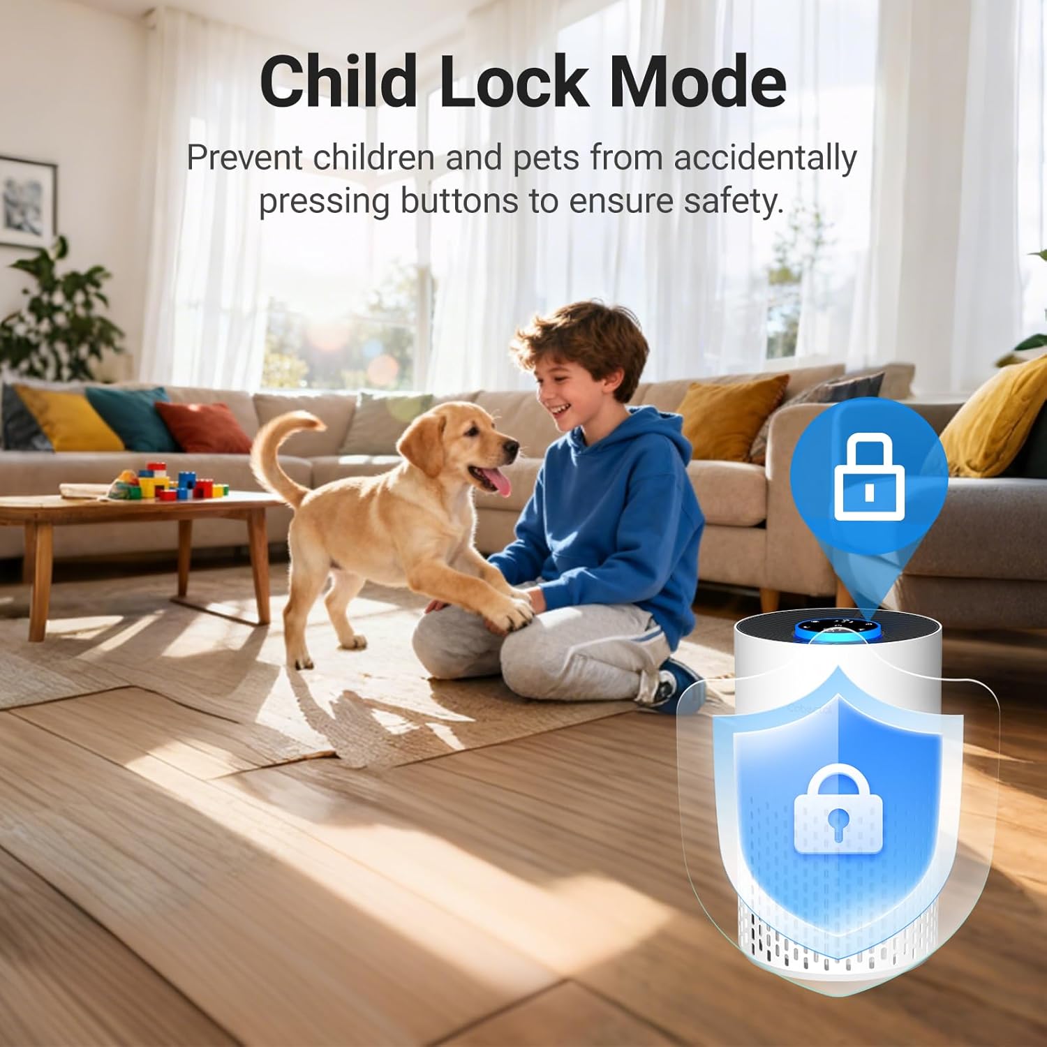 Air Purifiers for Bedroom Home, Cobectal Air Cleaner with H14 True HEPA 3-in-1 Filter for Room up to 1050 ft², Aroma Function, Sleep Mode, Portable Air Purifiers for Office, Dorm, RVs, White - Image 7