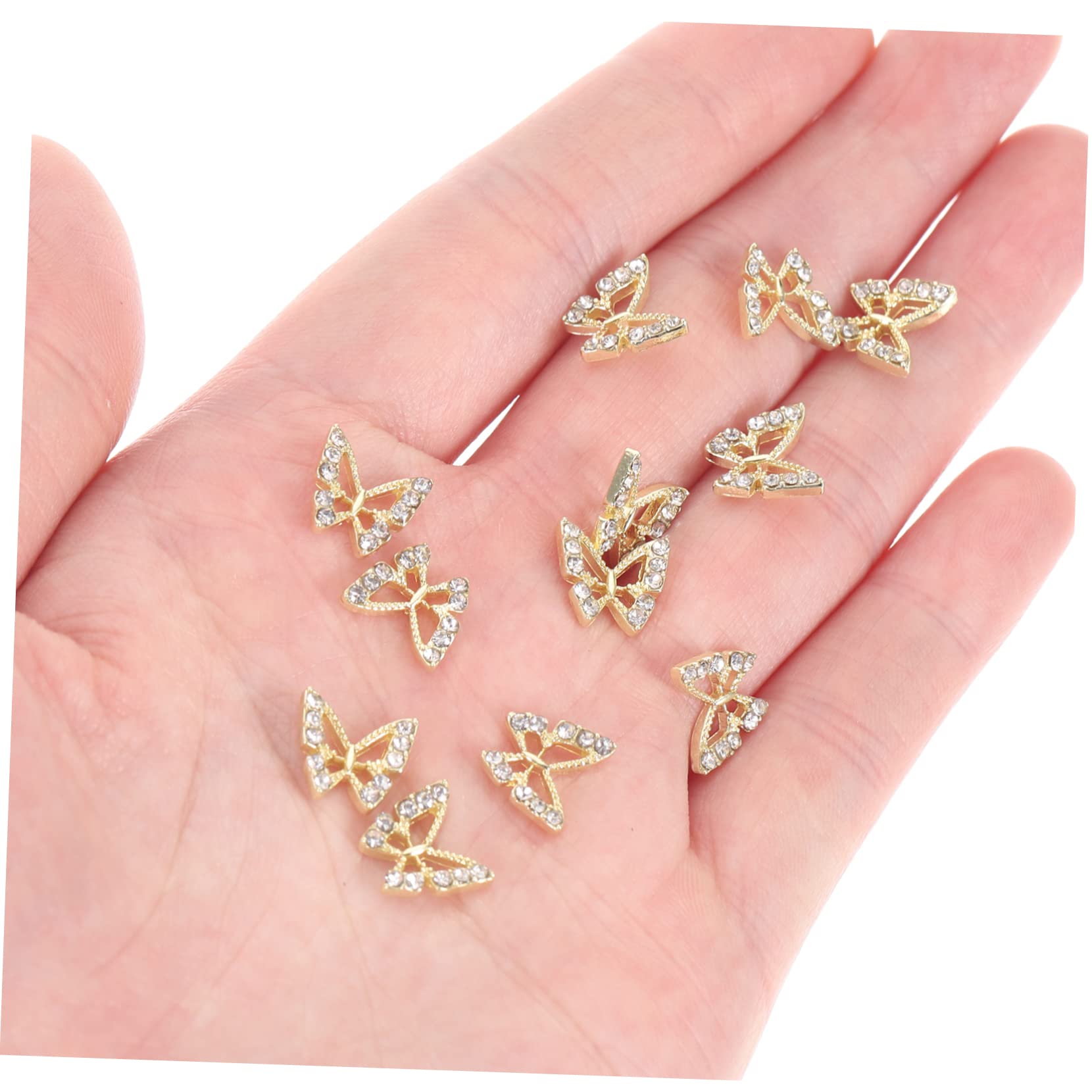 Beavorty 80piezas Encantadoras Para Decoración De Uñas Charms De Uñas Strass Suministros De Arte Para Manicura Profesional y